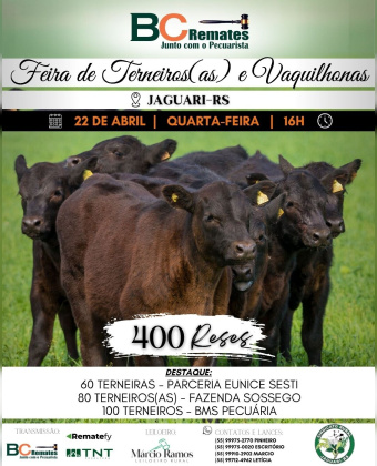 Feira de Terneiros, Terneiras e Vaquilhonas