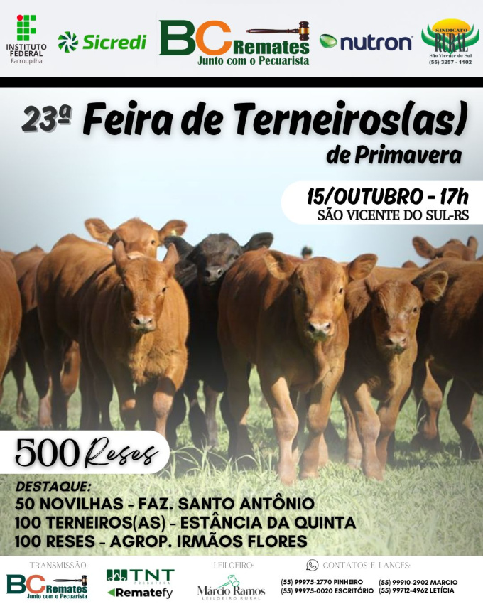 Feira de Terneiros(as) de Primavera