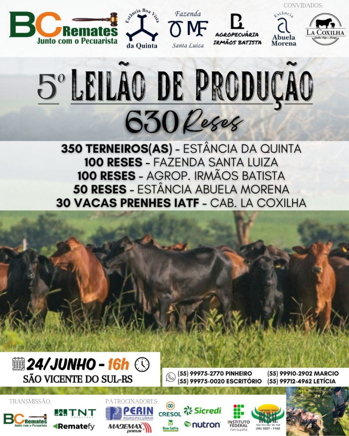 5º Leilão de Produção